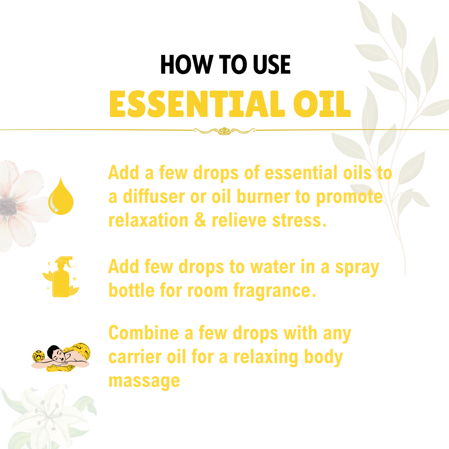 Lemon Essential Oil – 10 ml | 100% Pure & Natural | Cold Pressed