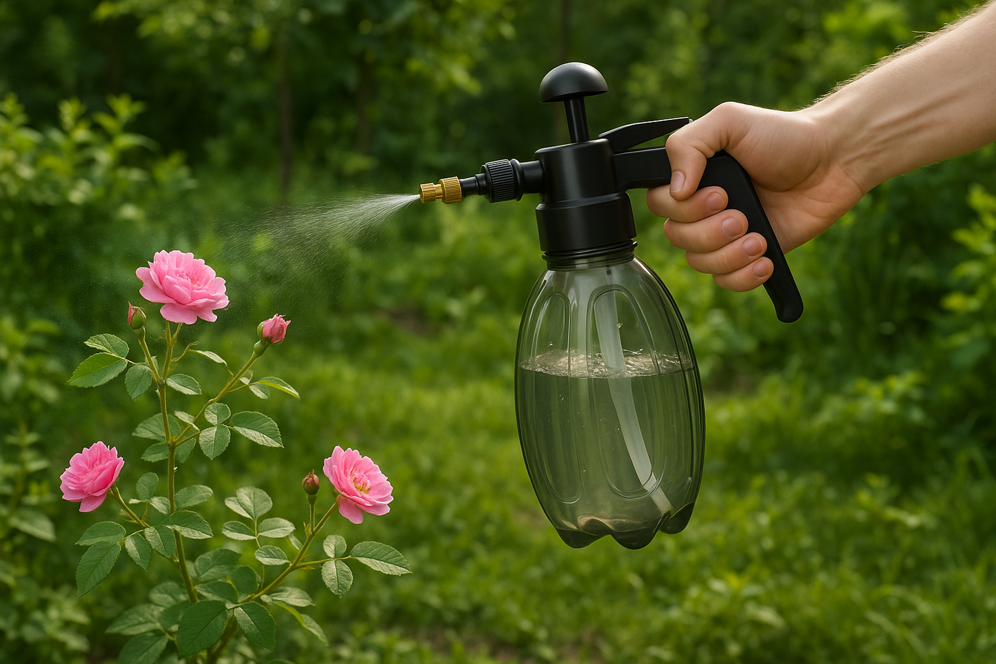 1.5-Liter Hand Pressure Garden Sprayer | Multipurpose Pump Sprayer for Plants, Cleaning & Disinfection