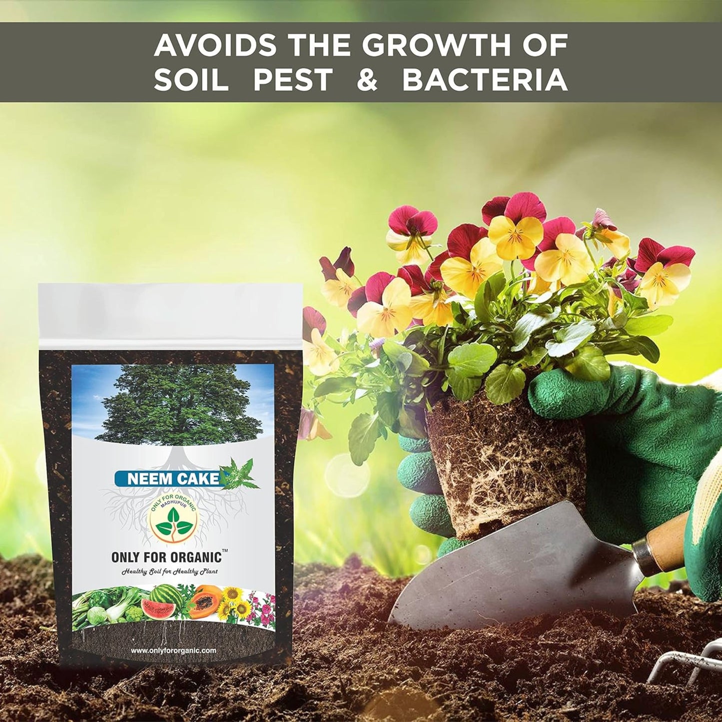 Neem Cake Powder for Plants β Boosts Soil Health & Prevents Root Diseases