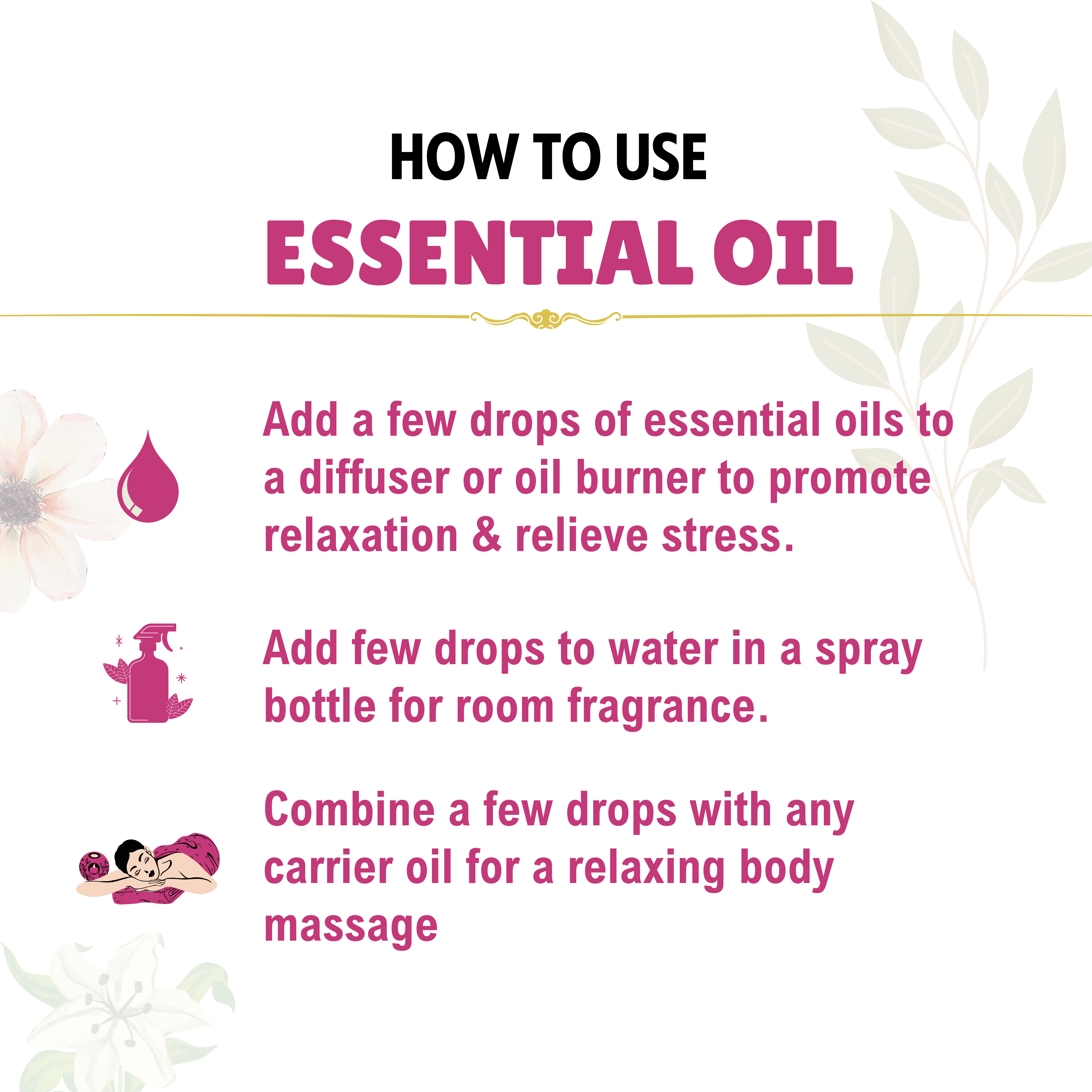 Geranium Essential Oil – 10 ml | 100% Pure & Natural | Cold Pressed