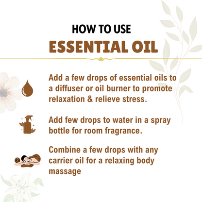 Cedarwood Essential Oil – 10 ml | 100% Pure & Natural | Cold Pressed