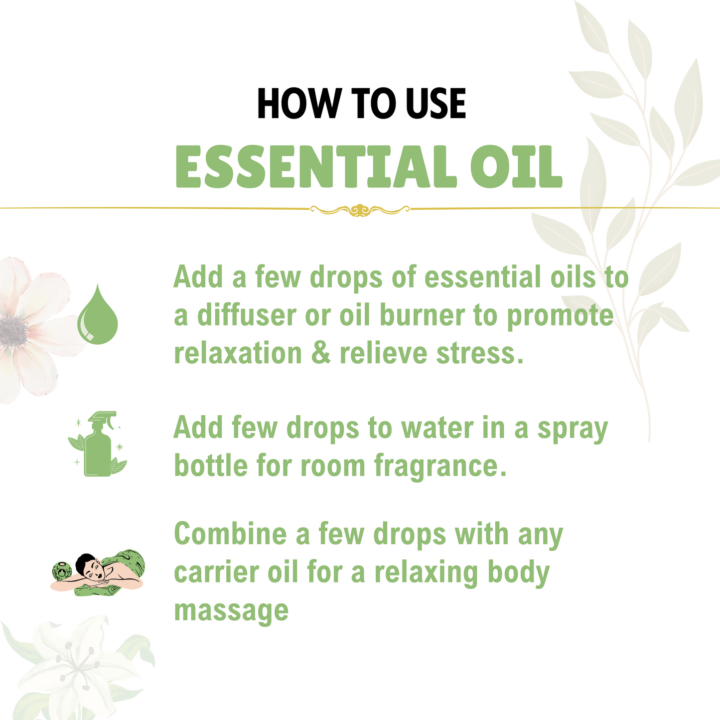 Peppermint Essential Oil – 10 ml | 100% Pure & Natural | Cold Pressed