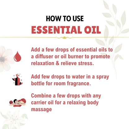 Rose Essential Oil – 10 ml | 100% Pure & Natural | Cold Pressed