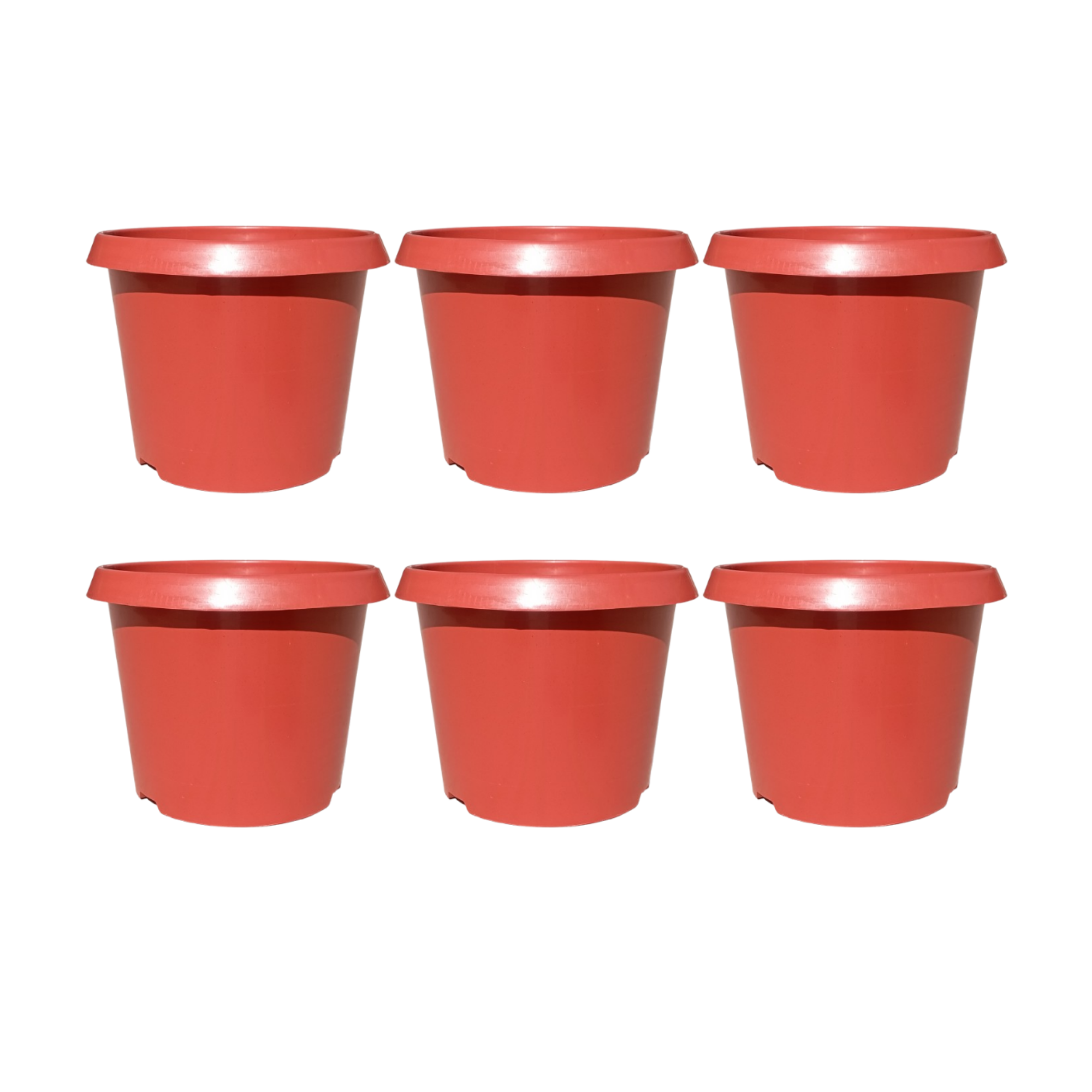 Plastic Pot/Gamla Round 14 Inch - for Indoor Home Decor & Outdoor Balcony Garden