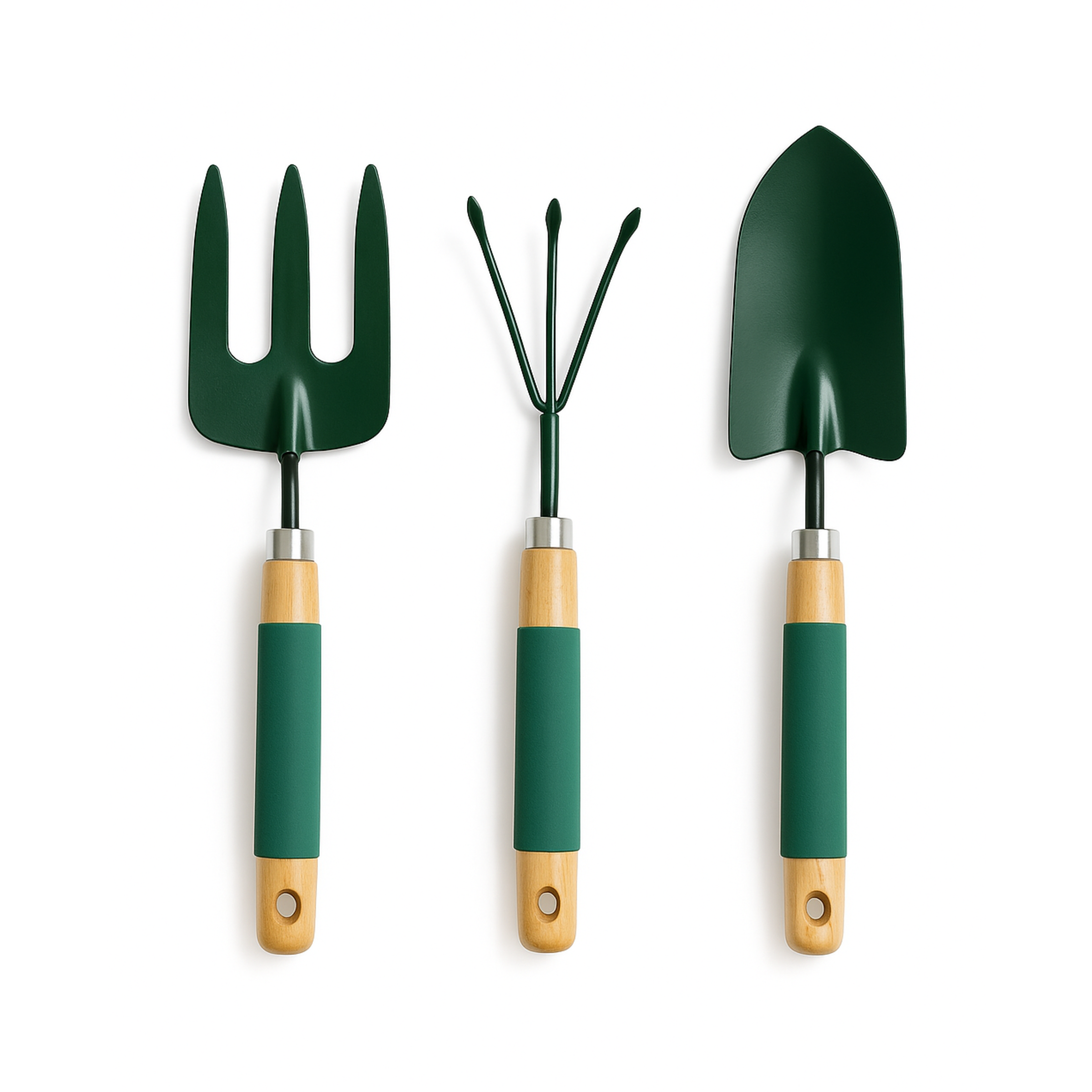 Gardning Tool Set - Hand Fork, Big Hand Trowel, Hand Weeder